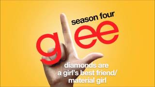 Diamonds Are Girl&#39;s Best Friend / Material Girl | Glee [HD FULL STUDIO]