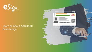 Aadhaar Based eSign Demo Video | eMudhra eSign