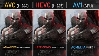 AMD AVC vs HEVC vs AV1 - Which Recording/Streaming Codec should you us
