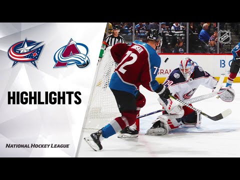 NHL Highlights | Blue Jackets @ Avalanche 11/09/19