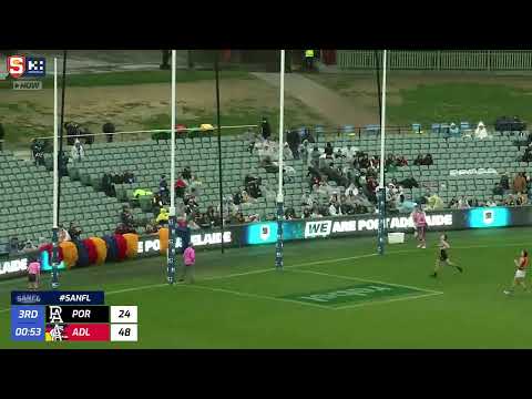 Rd 18 Hostplus SANFL Snapshot - Adelaide's Billy Dowling bounces it through from 40m