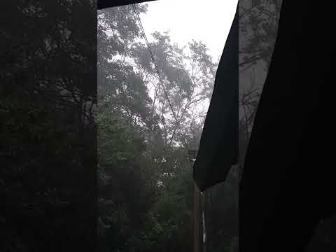 10:59, gravando primeiros efeitos do ciclone, Xanxerê, oeste, Santa Catarina #fypviralシviral