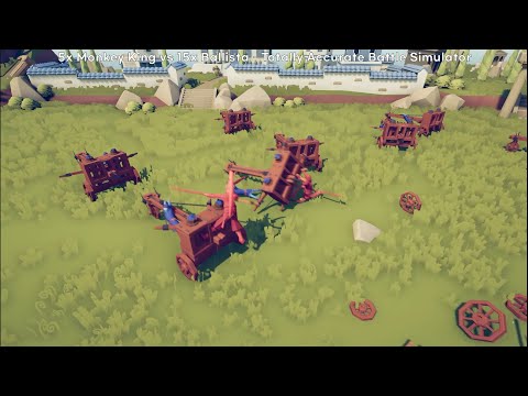 5x Monkey King vs Every Units or Gods - Totally Accurate Battle Simulator