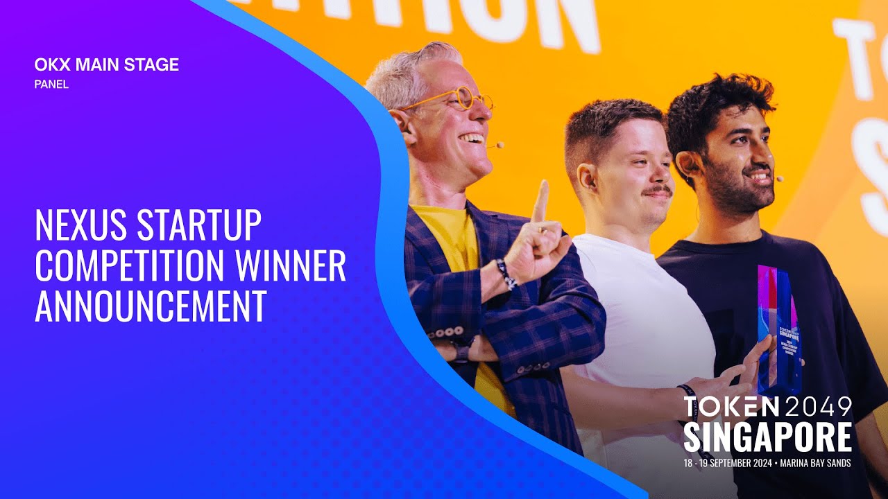 NEXUS Startup Competition Winner Announcement - TOKEN2049 Singapore 2024
