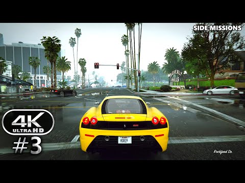 Grand Theft Auto 5 Gameplay Walkthrough Part 3 Side Mission - GTA 5 PC 4K 60FPS (No Commentary)