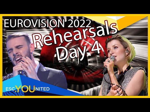 Eurovision 2022 Rehearsals - Day 4 Round-Up Live Stream