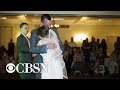 Bride's 5 brothers fill in for late father during wedding