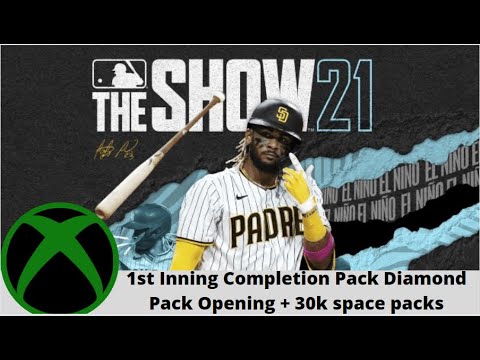 MLB the Show 21 1st Inning Program Complete 650xp Pack Open + some 30k packs on Xbox