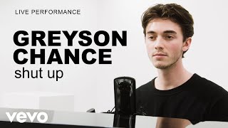 Video thumbnail of "Greyson Chance - ‘shut up’ Live Performance | Vevo"
