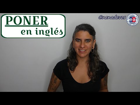 12 traducciones 😱  del verbo PONER 👍🏽  al INGLÉS 🇬🇧