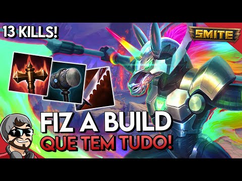 FIZ UMA BUILD QUE TEM TUDO QUE PRECISO! SET JUNGLER - Master Ranked Conquista - ⚡ Smite BR