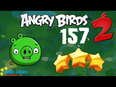 Angry Birds 2 - 3 Stars Walkthrough Level 157 [4K 60FPS]