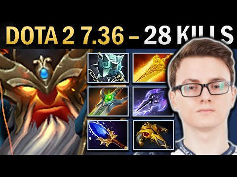 Ember Spirit Dota 2 7.36 Miracle with Radiance and 28 Kills - TI13