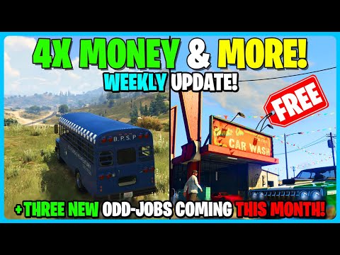 GTA ONLINE WEEKLY UPDATE! 4X MONEY & MORE! (January Week 1)