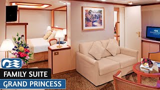 Grand Princess | Family Suite | Full Walkthrough Tour & Review | 4K