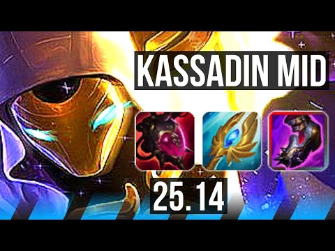 KASSADIN vs YONE (MID) | 11/2/7, Godlike | EUW Master | 25.14
