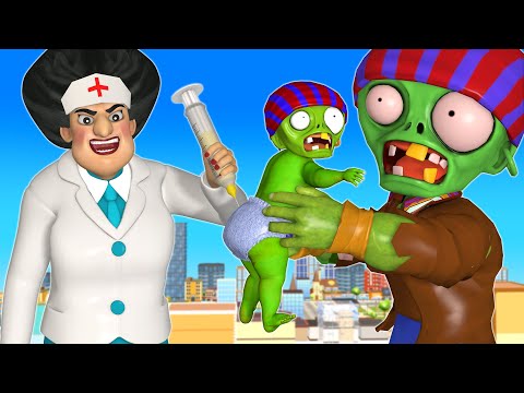 Scary Teacher 3D Zombie Fake Doctor Miss T Troll Nick, NickJoker and Tani Harley Quinn Fun