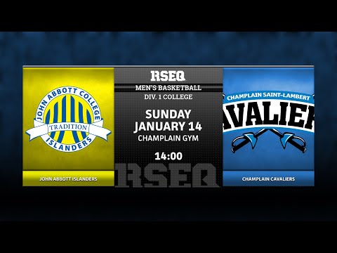RSEQ D1 Basketball Masculin 🏀 John Abbott @ Ch.-St-Lambert [2024-01-14]
