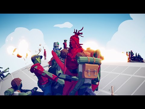 100x TABS ZOMBIES vs ALL FACTION UNITS | TABS Totally Accurate Battle Simulator