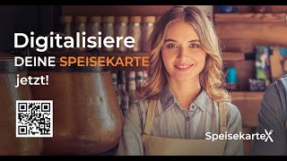 Speisekarte in weniger als einer Minute digitalisieren -  Speisekartex