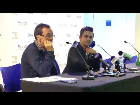 HUNTER HAYES PRESS CONFERENCE: C2C 2017, LONDON