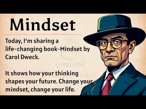 Mindset Book Summary in Easy English || Graded Reader 🔥 ||  Level 2 || English Listening Practice ✅️