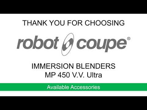 Robot Coupe MP450VV Hand Immersion Mixer with 18" Shaft, Variable Speed, 3,000 - 10,000 RPM 9 image