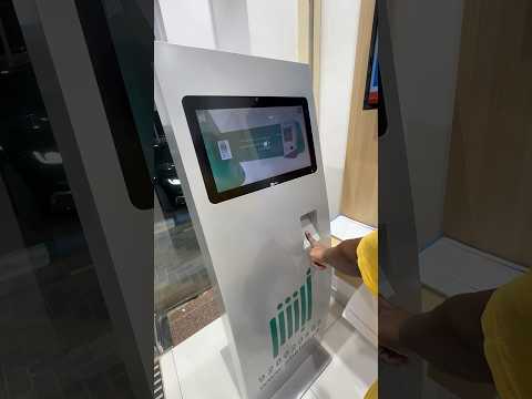 ABSHER Activation Machine in Saudi Arabia | Absher Fingerprint Machine #absher #shorts
