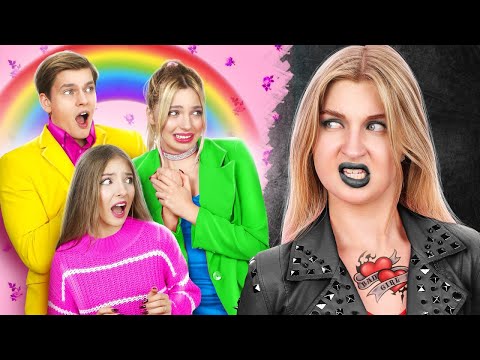 Hija Mala en una Familia Buena || Madre Popular vs Madre Impopular