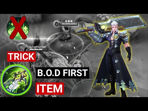 ALUCARD TRICK B.O.D FIRST ITEM || I RECOMMEND YOU TO DO THIS ONE!! | SESSHUMARU - MLBB