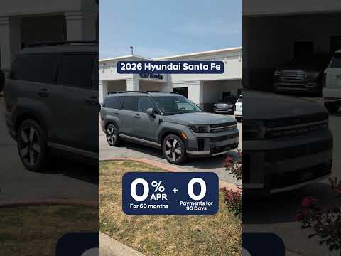 Can You Believe This Deal on the 2026 Santa Fe? 👇