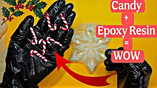 I Put Christmas Candy in Epoxy Resin — You Won’t Believe What Happened