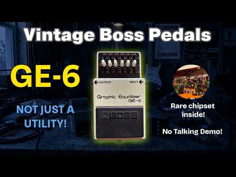BOSS GE-6 Graphic Equalizer 1981 Made in Japan - Black Label Vintage MIJ image 9
