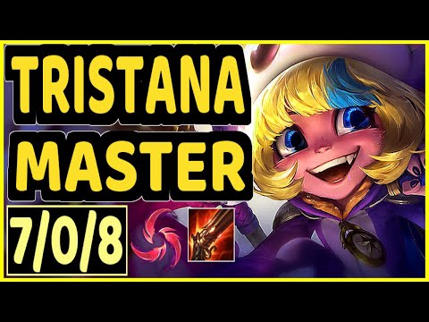 DREAM (TRISTANA) - 7/0/8 KDA BOTTOM ADC GAMEPLAY - OC Ranked MASTER