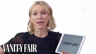 Naomi Watts Teaches You Australian and British Slang | Vanity Fair