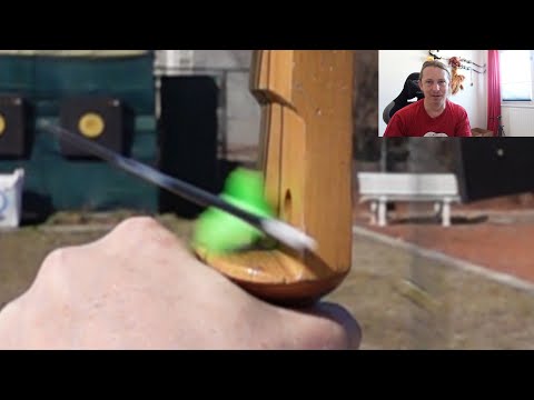 Wohin die Leitfeder beim Schießen über das Bogenfenster wirklich gehört. (Videos in Superzeitlupe)