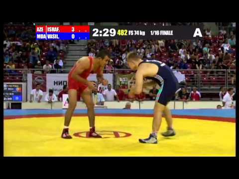 WWJC2013 / Bakhtiyar Israfilli - Ion Vasilachi (MDA) - FS 74 kg - 1/16 final