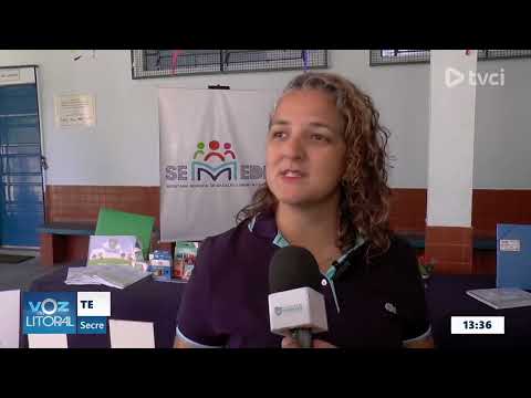 Alunos da rede municipal de Paranaguá recebem materiais