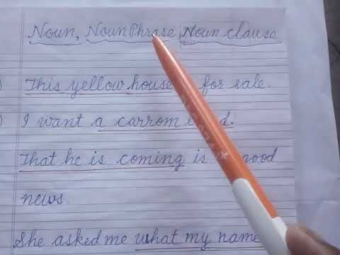 NOUN ( PHRASE/ CLAUSE)