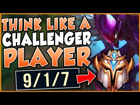THINK LIKE A CHALLENGER PLAYER | KHA'ZIX SEASON 9 GAMEPLAY GUIDE - League of Legends