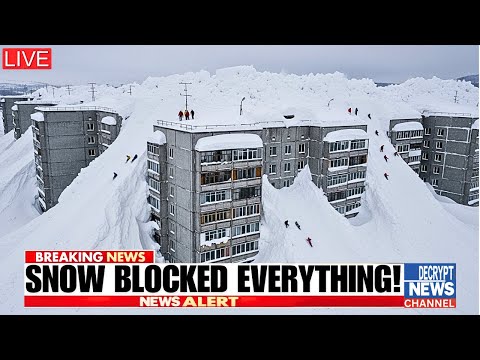 WINTER DISASTER: Kamchatka Crippled by Extreme Snowfall, Homes Disappear Under Massive Snow!
