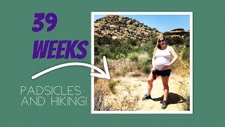 39 weeks: Padsicles and Hiking 9 Months preggo