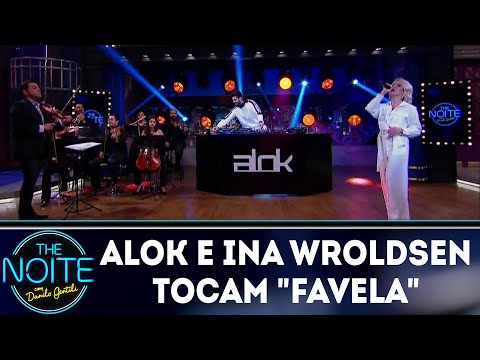 Alok e Ina Wroldsen tocam "Favela" | The Noite (21/09/18)