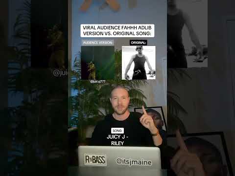 Viral Audience “FAHHH” Adlib Vs. Original Juicy J Song #shorts