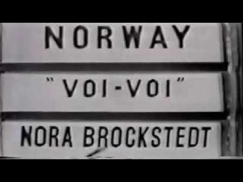 06) Noruega Nora Brockstedt - Voi-Voi (Eurovisão 1960) Nowey in Eurovision 1960