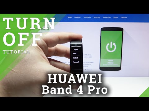 How to Power Off HUAWEI Band 4 Pro – Turning Off Device
