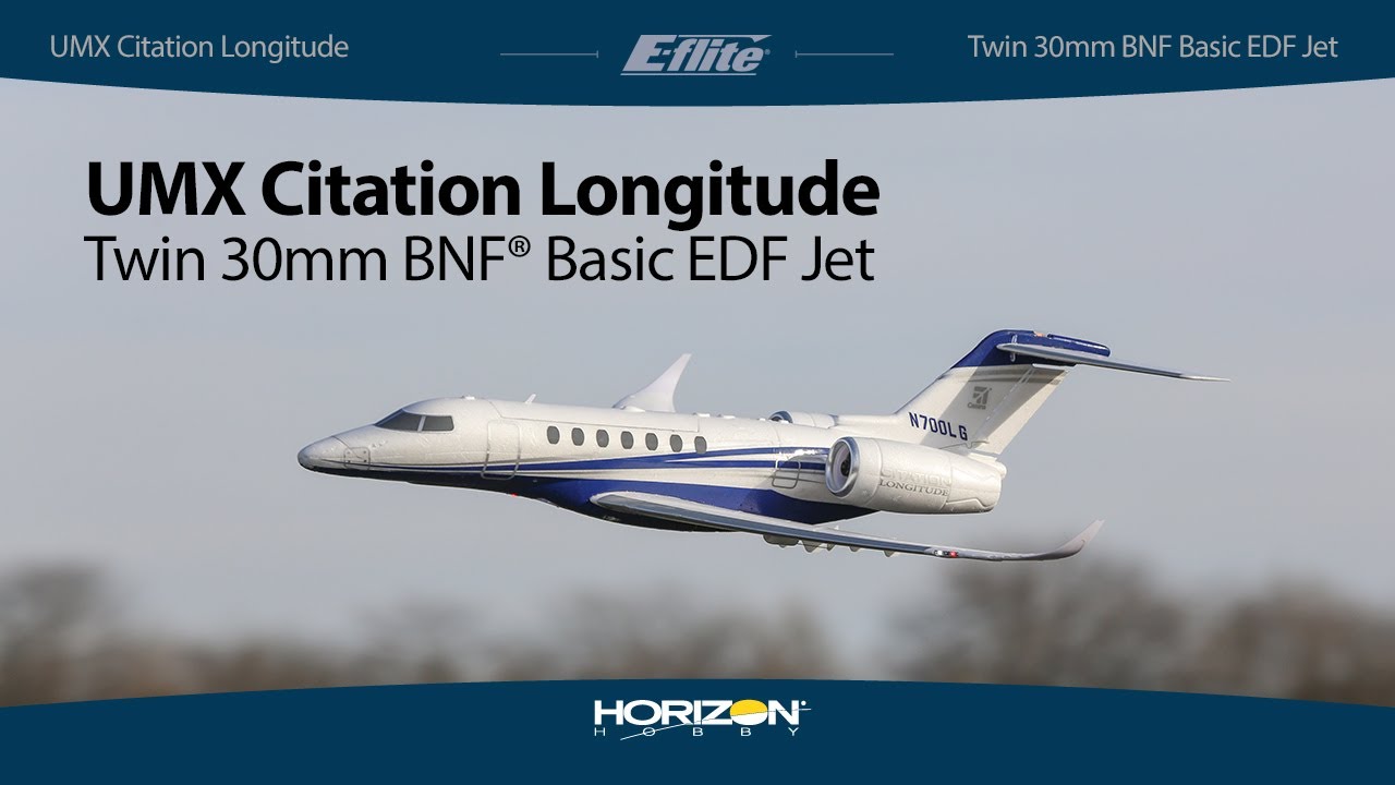 E-flite Cessna Citation 0.64m SAFE Select BNF Basic