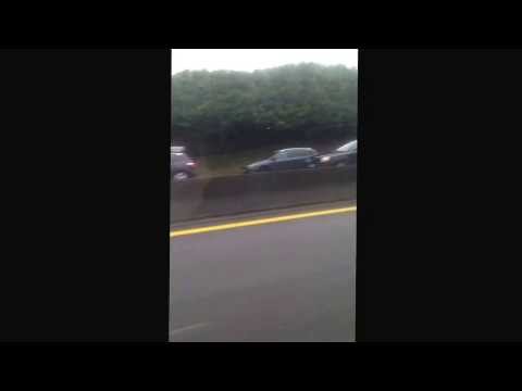 Les tours de Chambéry ZUP et centre ville depuis l'autoroute A41