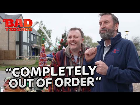 Thumbnail of the video: Chris McCausland and Lee Mack's Hilarious On-Set Tour of Bad Tidings