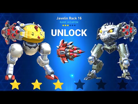 Javelin Rack 16 Unlock - Lancer & Shadow - Mech Arena